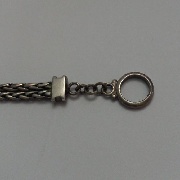 Bohemian Style Sterling Silver Moonstone Bracelet - Picture 7 of 10